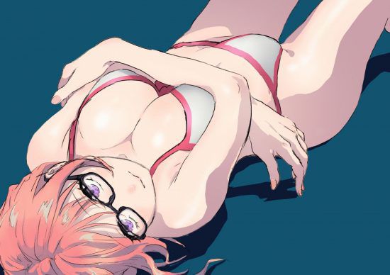 [Secondary erotic] moment erotic image that the glasses daughter shows is here 29