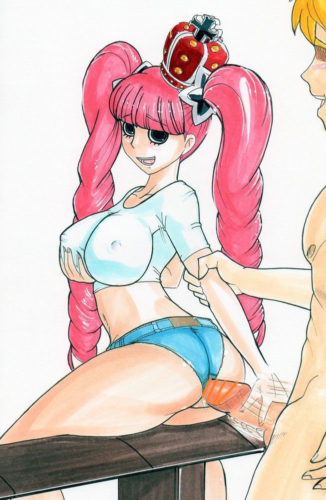 Erotic image One piece Perona and A secondary erotic image that makes you want to do H like a cartoon 2