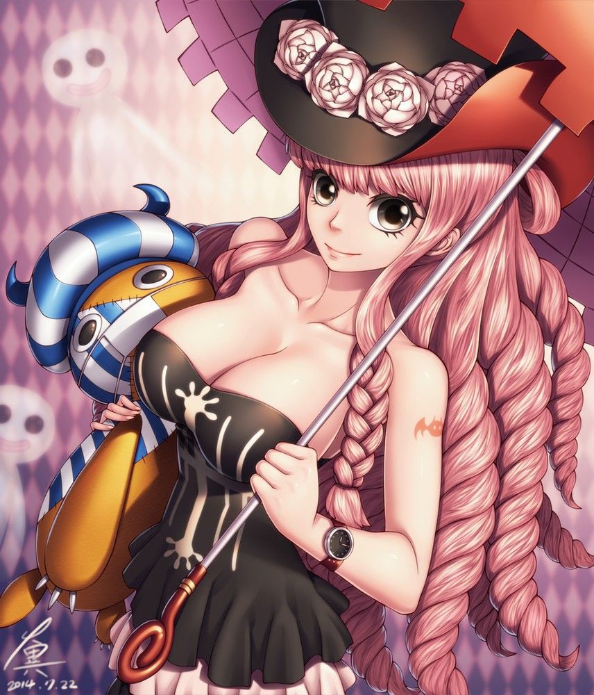 Erotic image One piece Perona and A secondary erotic image that makes you want to do H like a cartoon 5