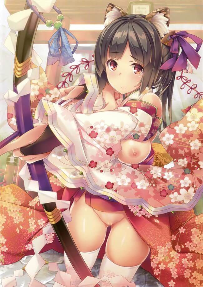 Secondary erotic girls in kimono and yukata are also without hail [50 pieces] 17