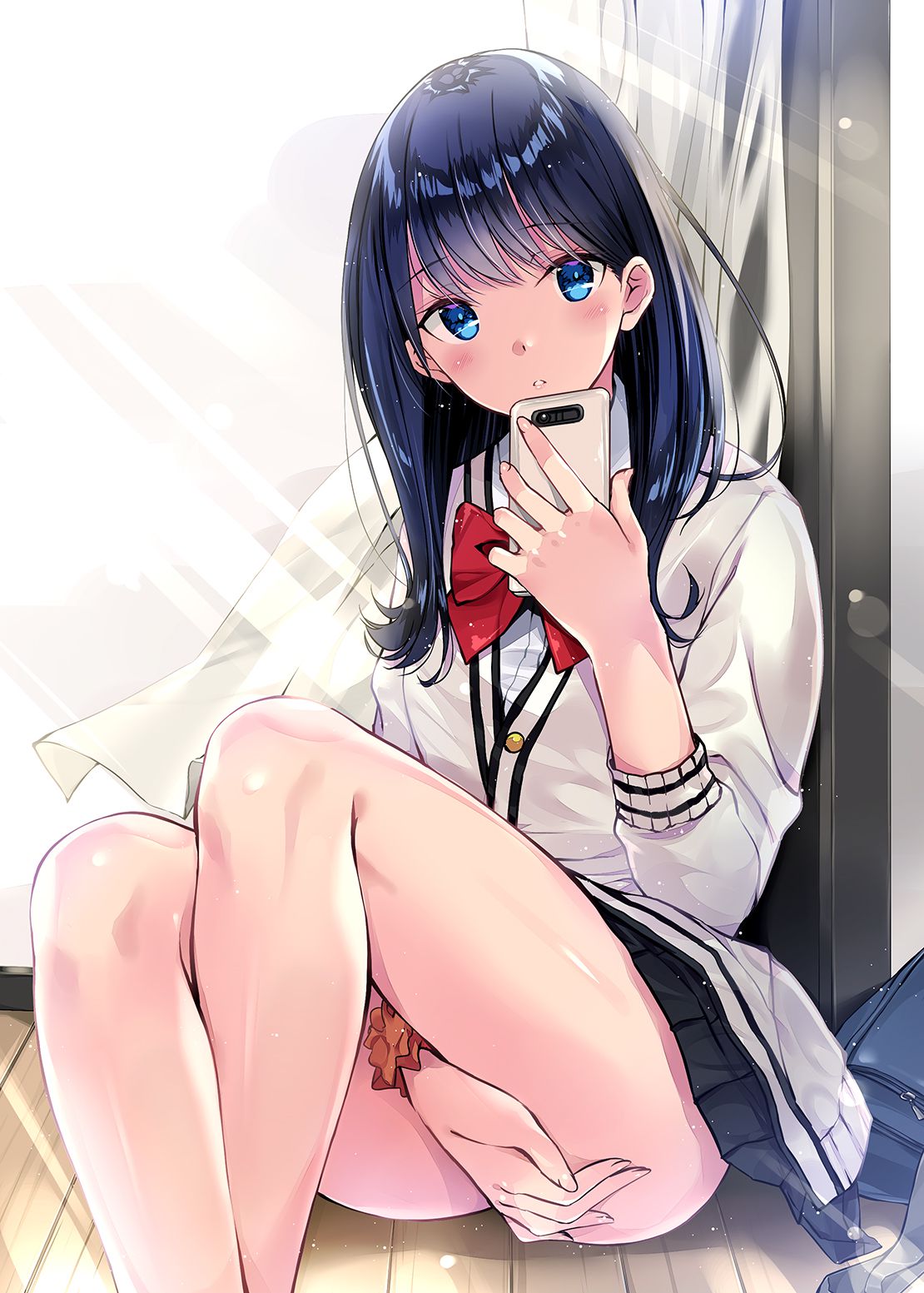 【Secondary erotic】Erotic image of a girl with a thick thigh [50 pieces] 47