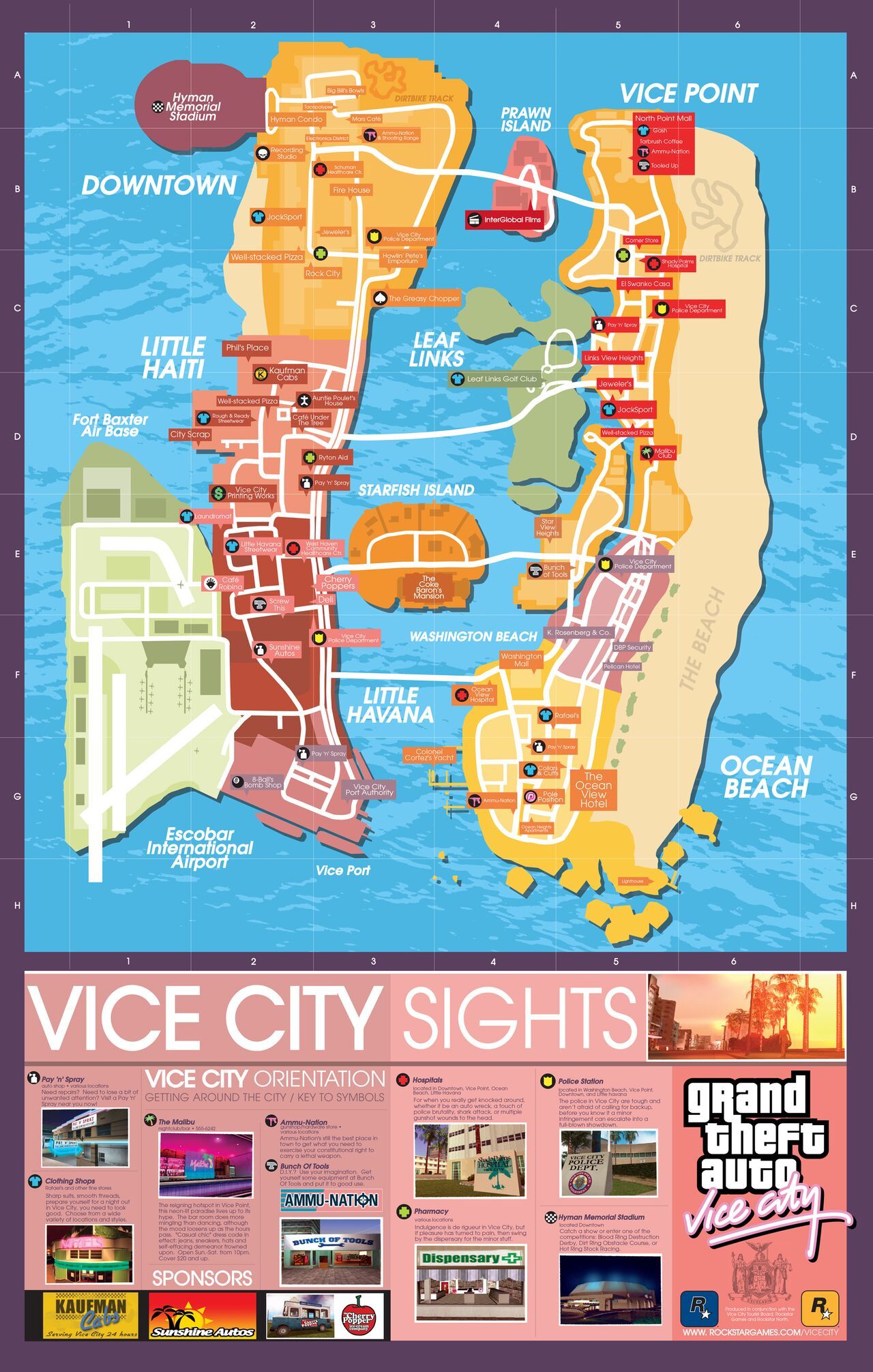 Grand Theft Auto Official Maps 7