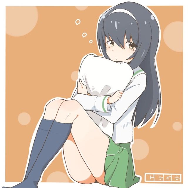 Erotic image of asako Izumi's desperate sexy pose! [Girls &amp; Panzer] 6