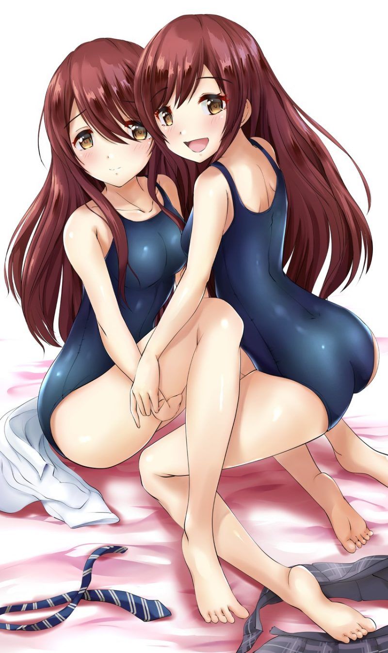 Erotic anime summary Doskebe beautiful girls wearing school swimsuits [secondary erotic] 21