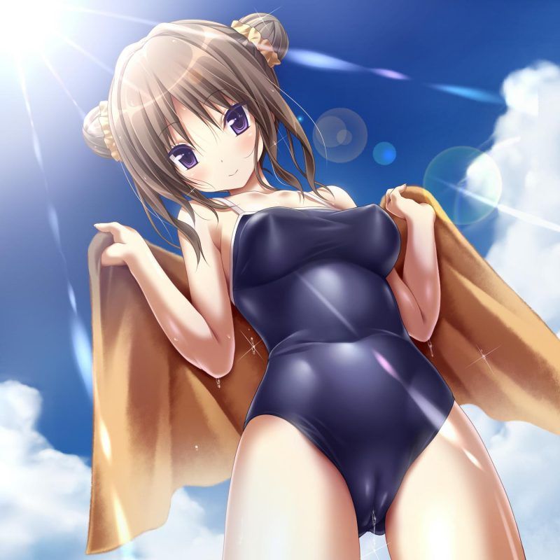 Erotic anime summary Doskebe beautiful girls wearing school swimsuits [secondary erotic] 22