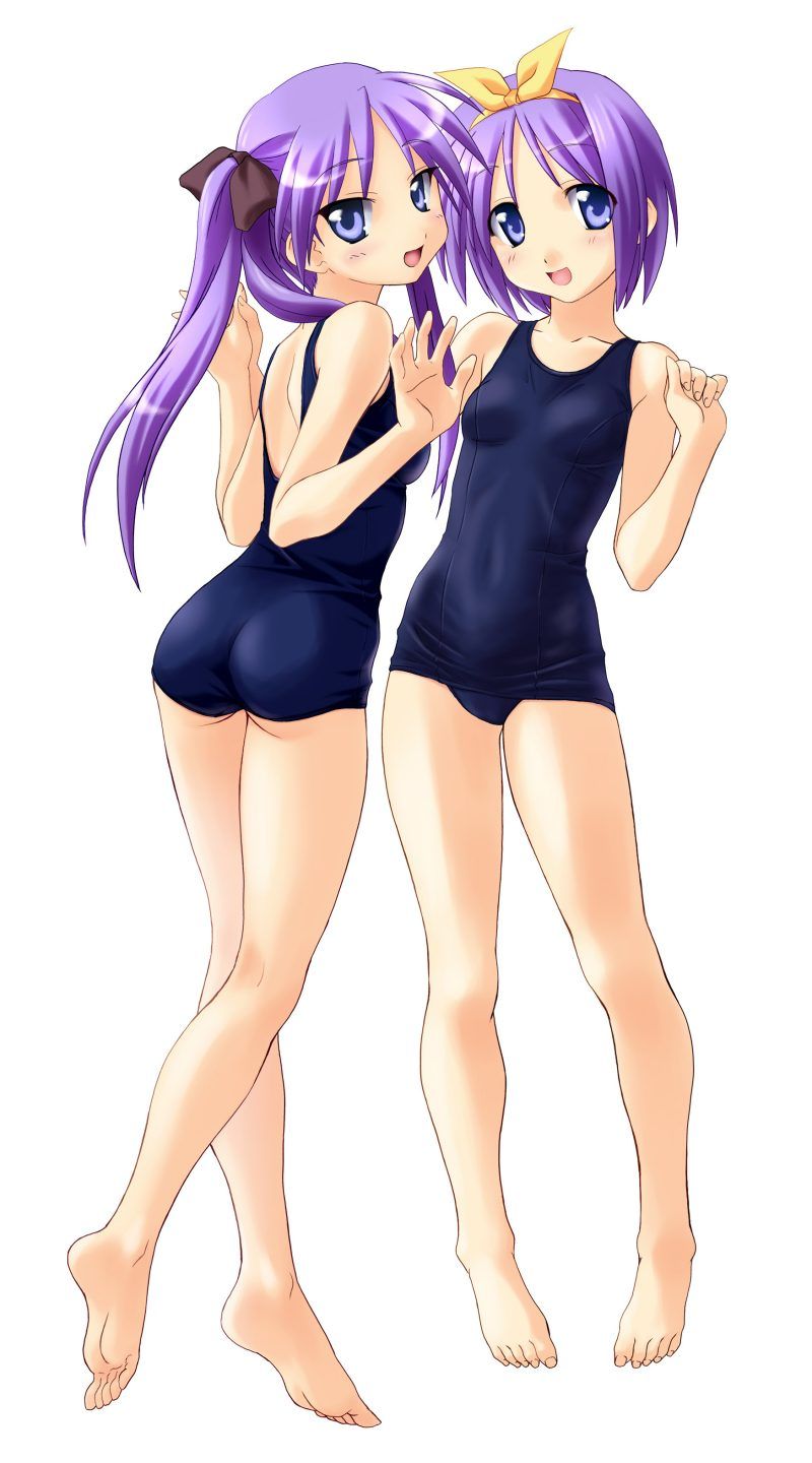 Erotic anime summary Doskebe beautiful girls wearing school swimsuits [secondary erotic] 26