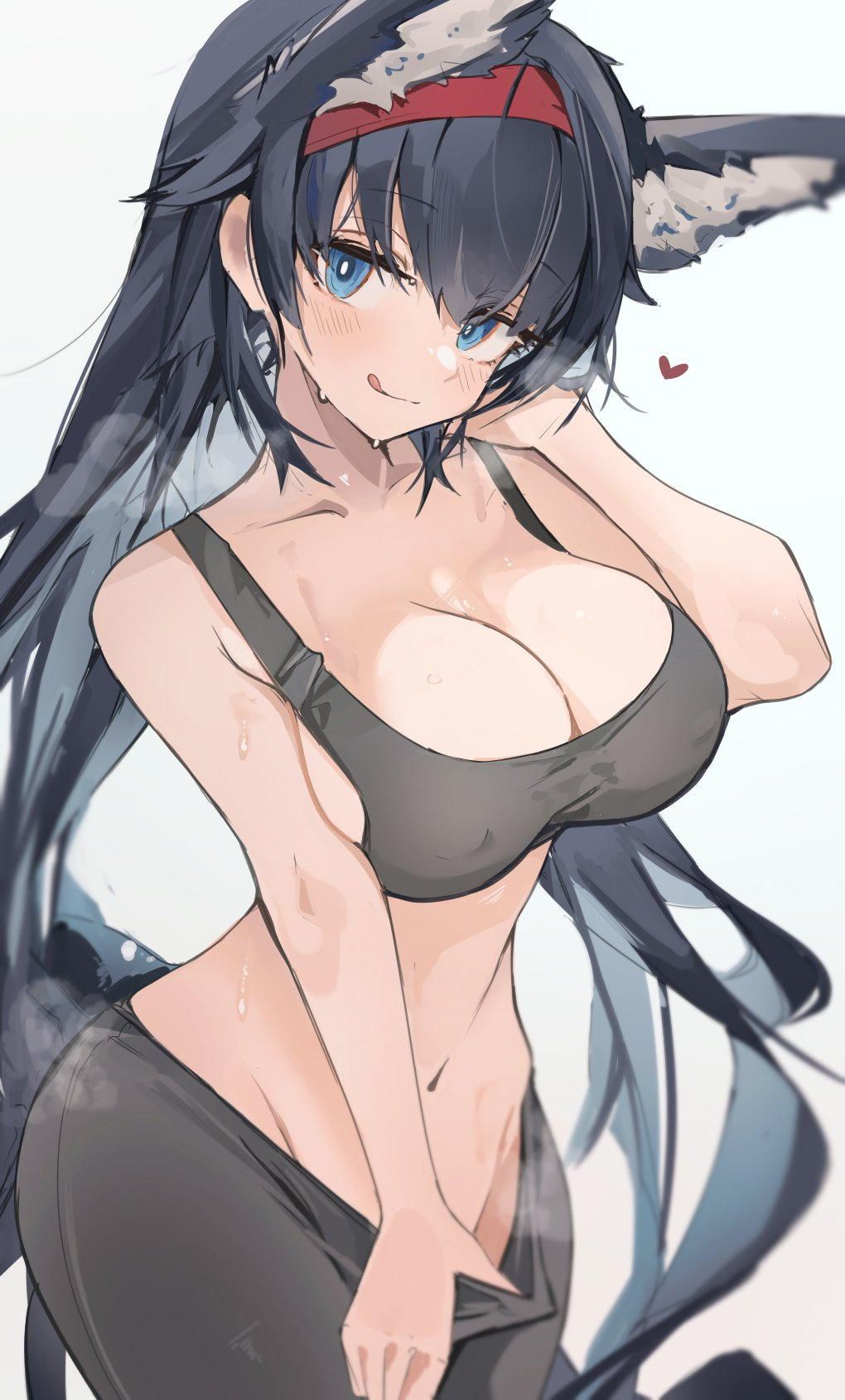 It's an erotic image of Arknights! 5