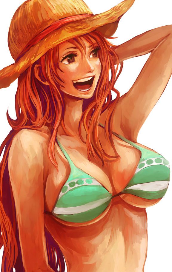 【One piece】Nami's cool and cute secondary erotic image 15
