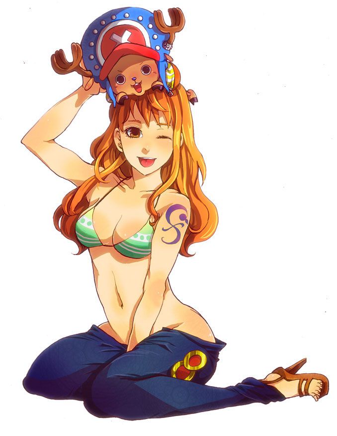 【One piece】Nami's cool and cute secondary erotic image 2
