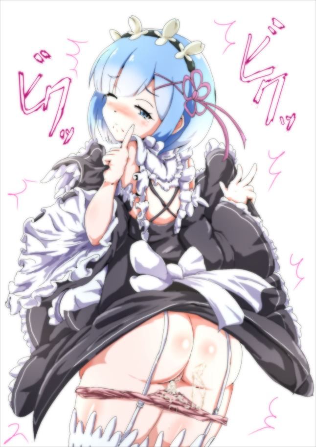 [Re: Life in a different world starting from zero] Erotic missing image that becomes Rem's Iki face 1