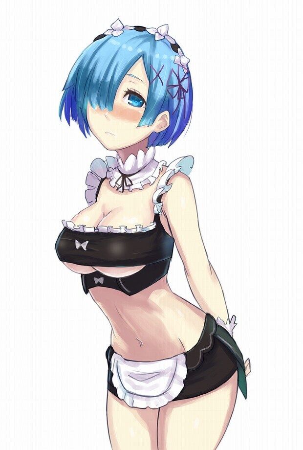 [Re: Life in a different world starting from zero] Erotic missing image that becomes Rem's Iki face 12