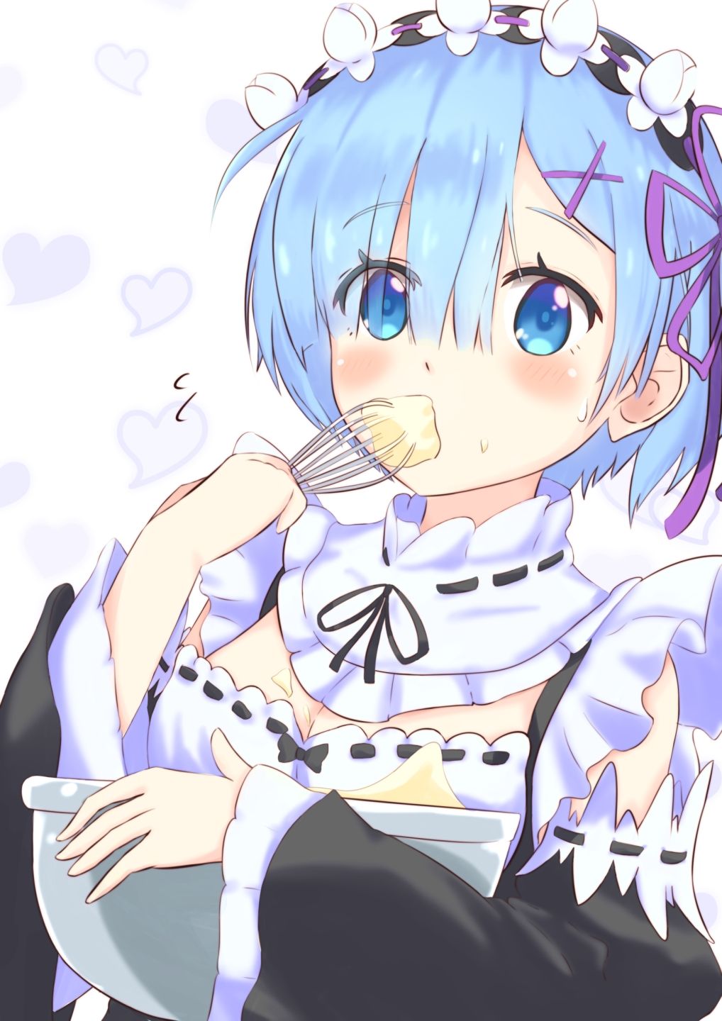 [Re: Life in a different world starting from zero] Erotic missing image that becomes Rem's Iki face 18