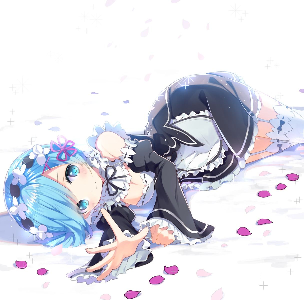 [Re: Life in a different world starting from zero] Erotic missing image that becomes Rem's Iki face 25