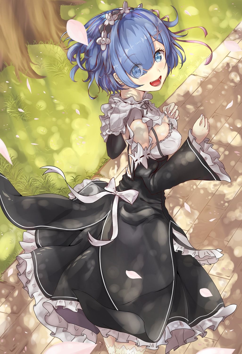 [Re: Life in a different world starting from zero] Erotic missing image that becomes Rem's Iki face 32