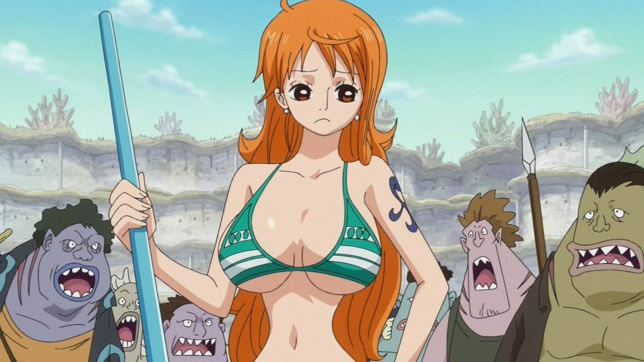 One piece: Secondary erotic image that immediately pulls out imagining Nami masturbating 25
