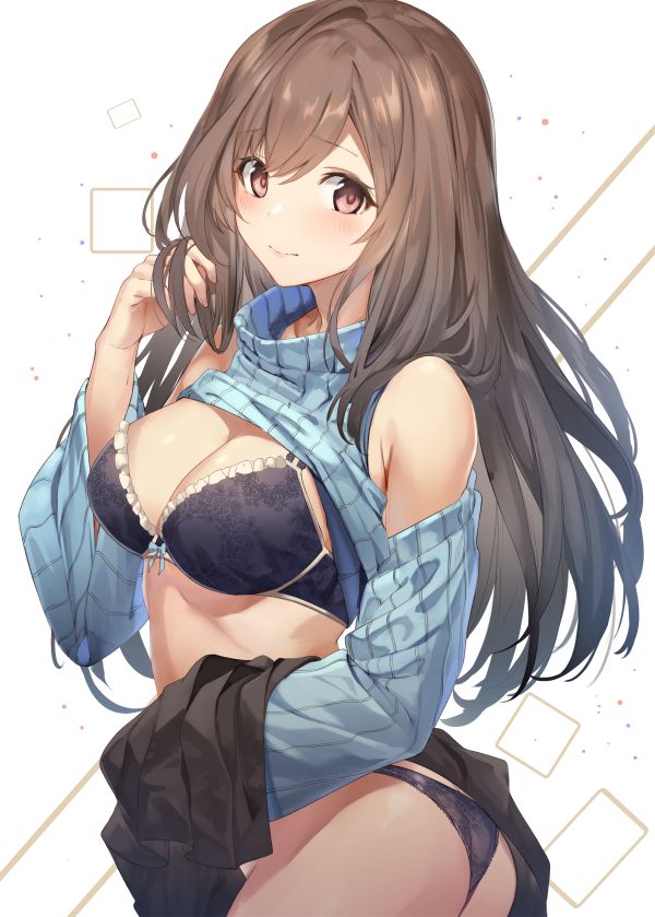 [Secondary erotic] erotic image collection of girls who are raising clothes and seeing places [50 pieces] 43