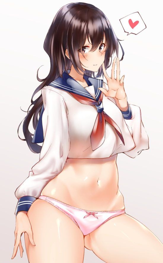 【Secondary erotic】 Here is an erotic image without hail of a girl in a uniform who wants to have sex while wearing it 22
