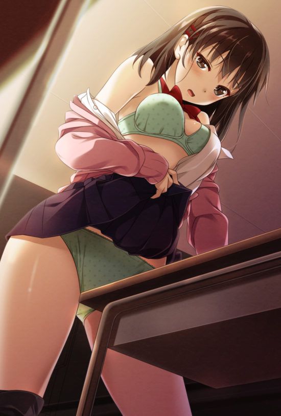 【Secondary erotic】 Here is an erotic image without hail of a girl in a uniform who wants to have sex while wearing it 26