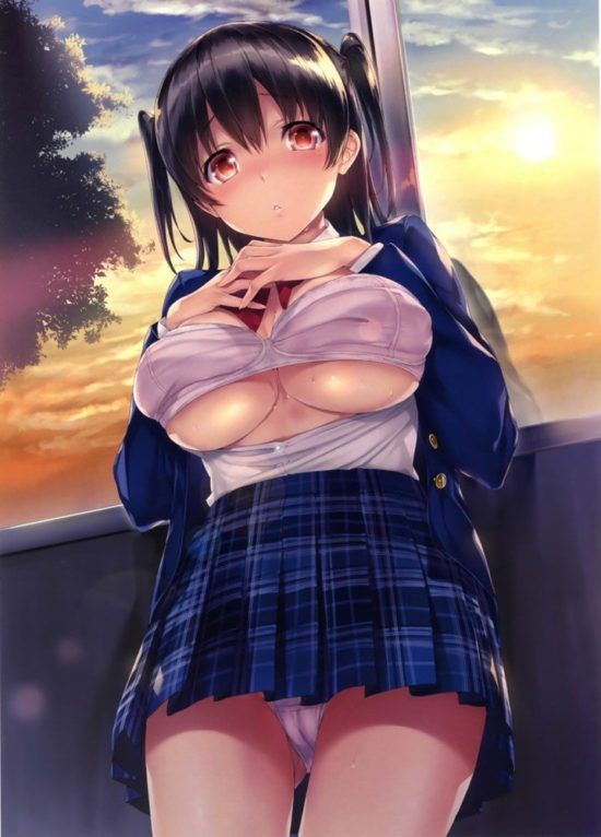 【Secondary erotic】 Here is an erotic image without hail of a girl in a uniform who wants to have sex while wearing it 29