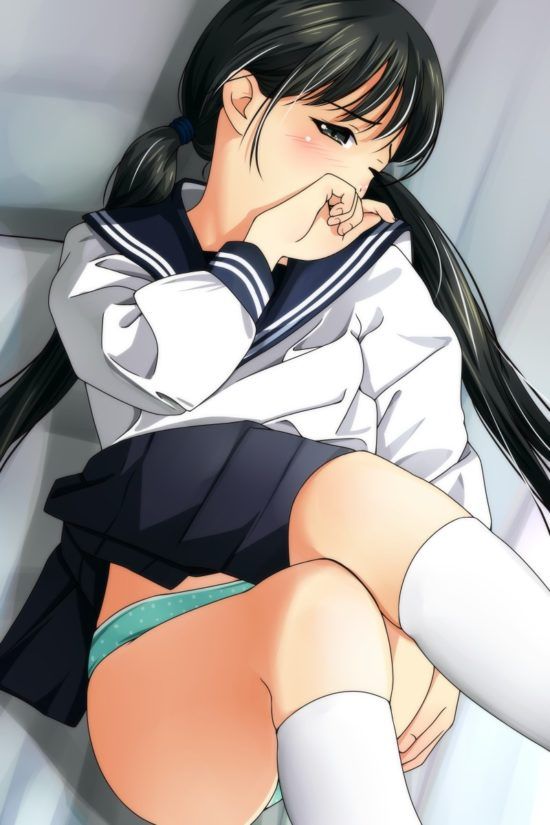 【Secondary erotic】 Here is an erotic image without hail of a girl in a uniform who wants to have sex while wearing it 6