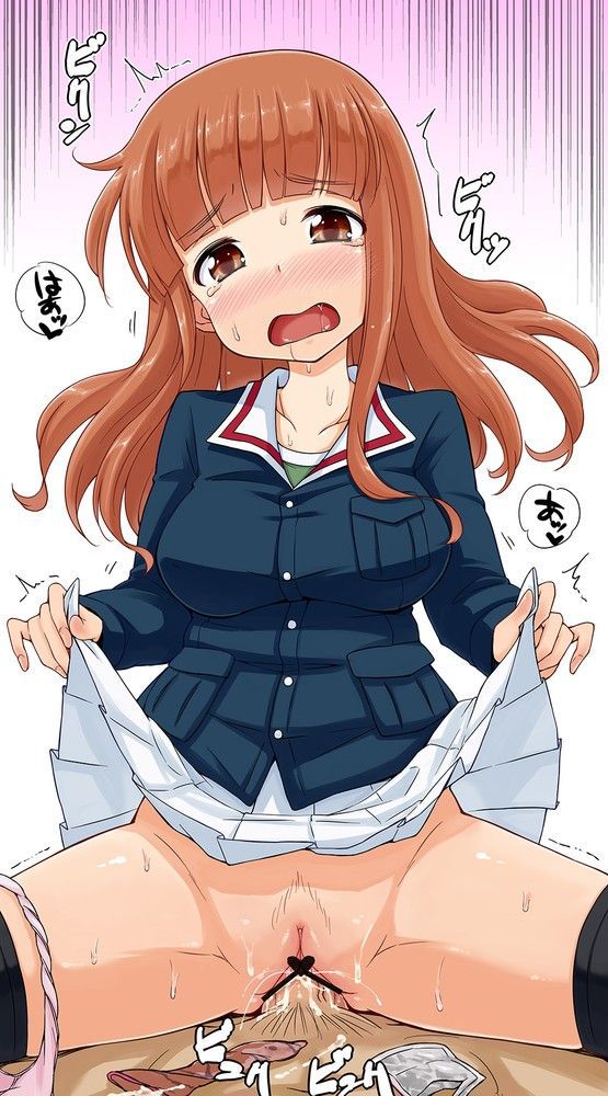 Erotic image I tried to collect the image of cute Saori Takebe, but it's too erotic ... (Girls &amp; Panzer) 14