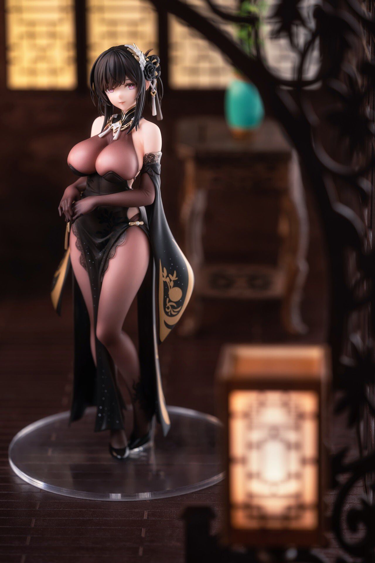 "Azure Lane" A ridiculously erotic figure with a full view of the back and buttocks from behind with the whip of the sea 3