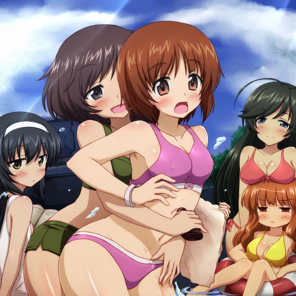 Erotic image I tried to collect the image of cute Nishi-2ho, but it's too erotic ... (Girls &amp; Panzer) 9
