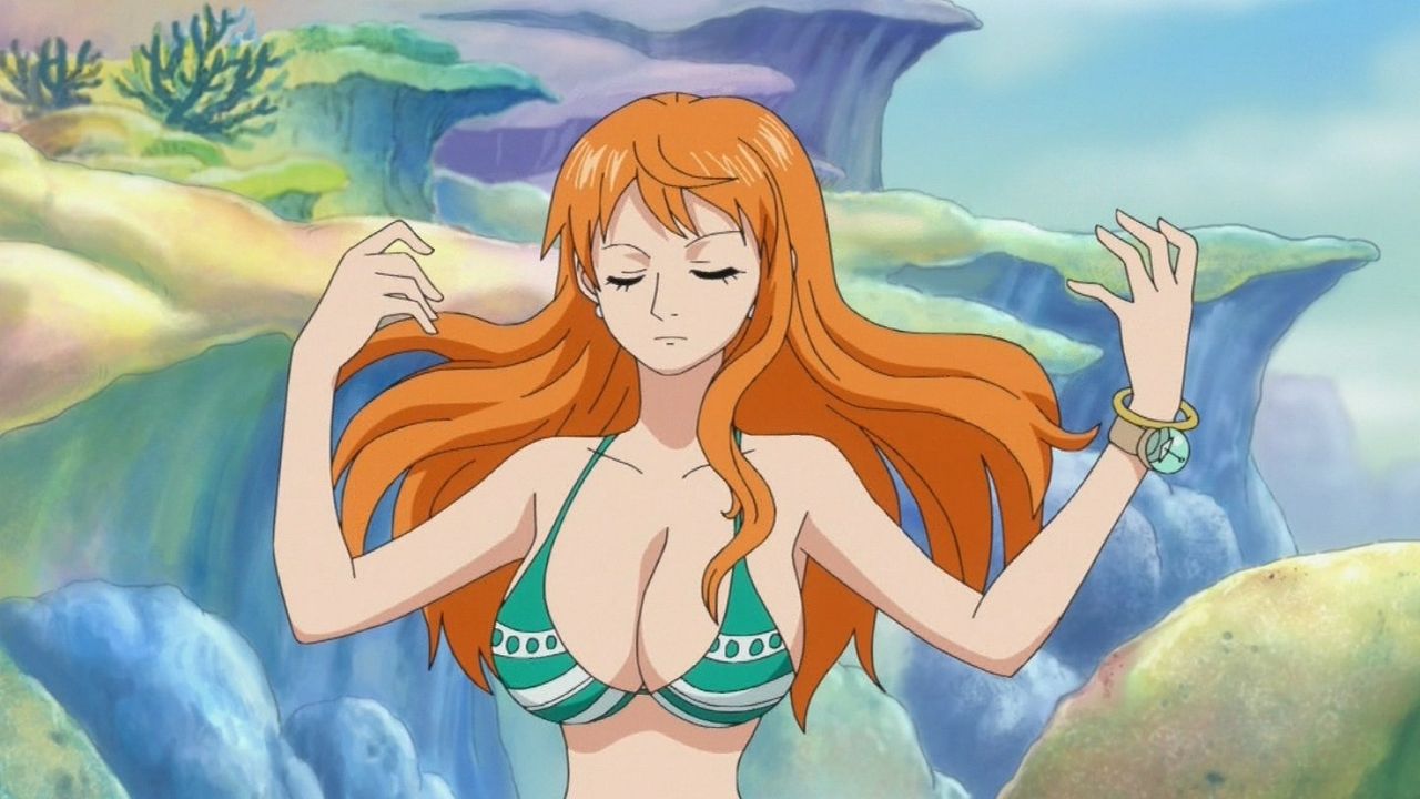 One piece: Secondary erotic image that immediately pulls out imagining Nami masturbating 20