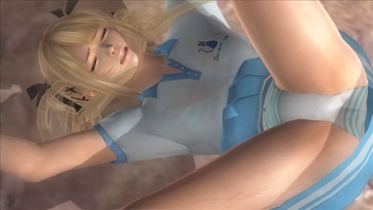 [Dead or Alive Erotic Cartoon] Immediately pulled out in Marie Rose's service S ● X! - Saddle! 33