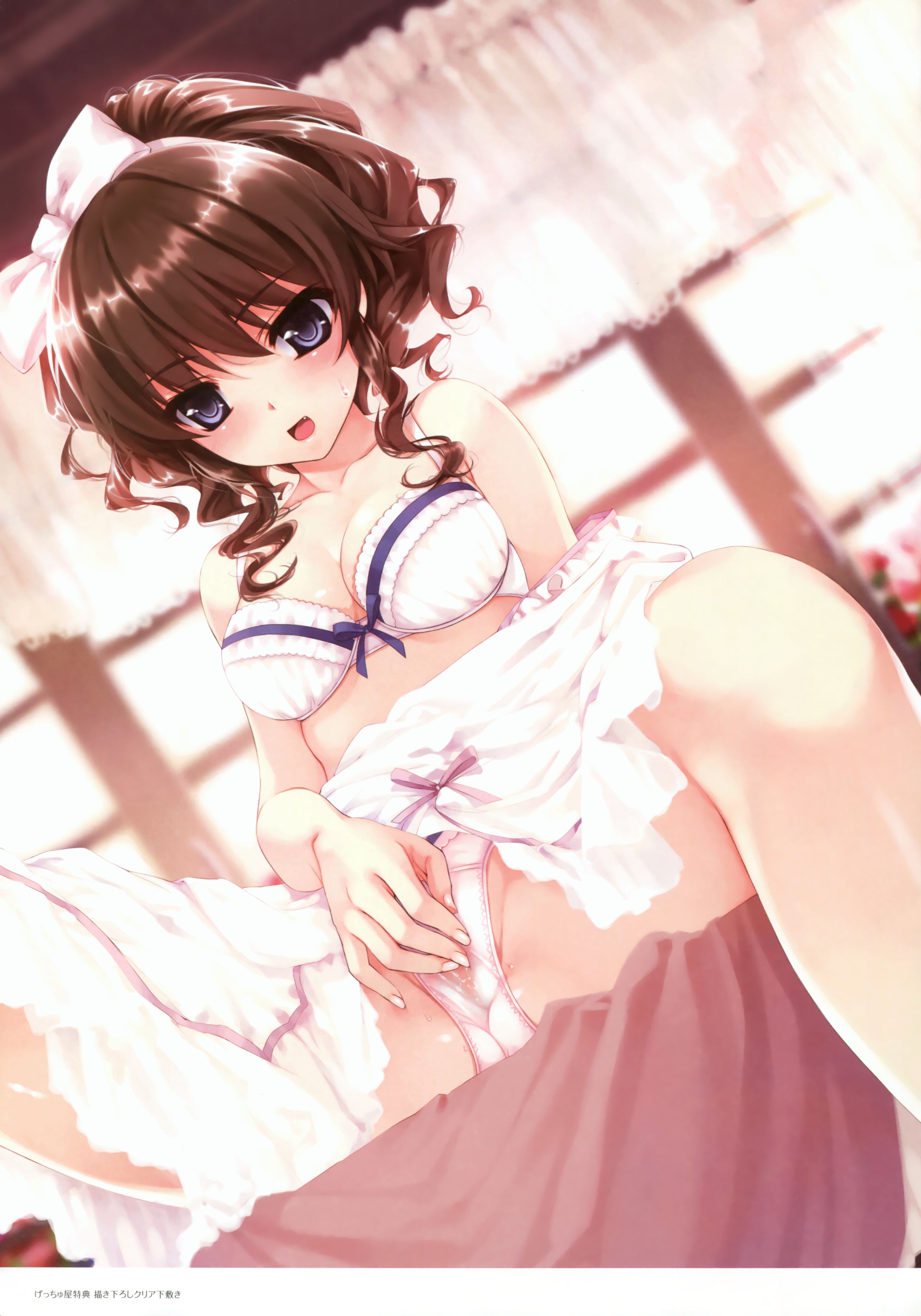 Erotic anime summary Erotic image collection of beautiful girls who are too pleasant to stop masturbation [50 sheets] 9
