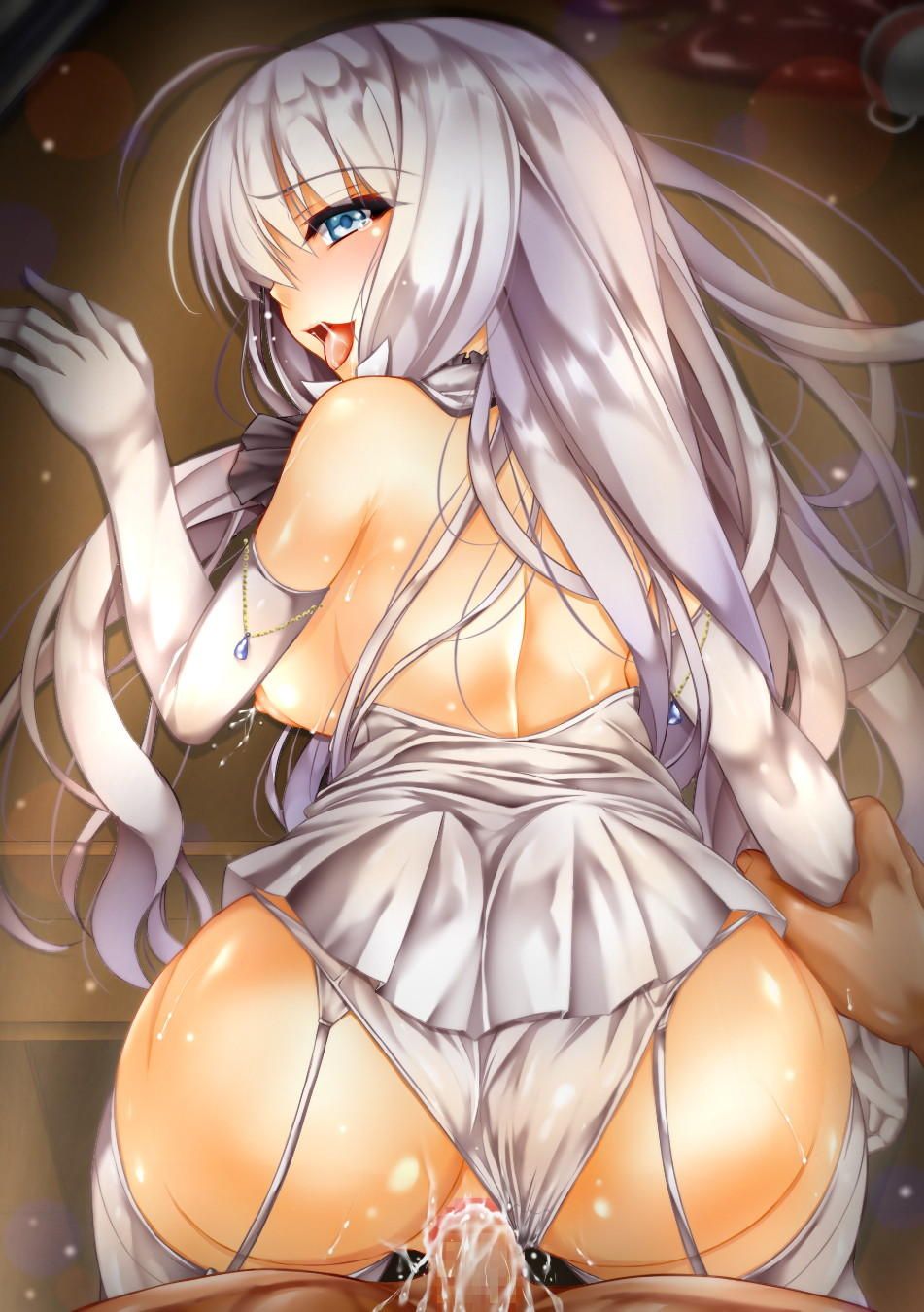 [Azur Lane Erotic Cartoon] Immediately pulled out in service S ● X of Illustrationus! - Saddle! 1