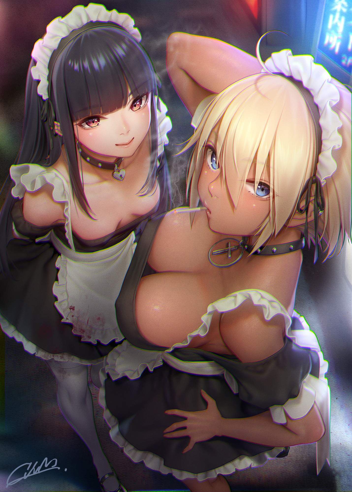 Please take the erotic image of the maid too! 8