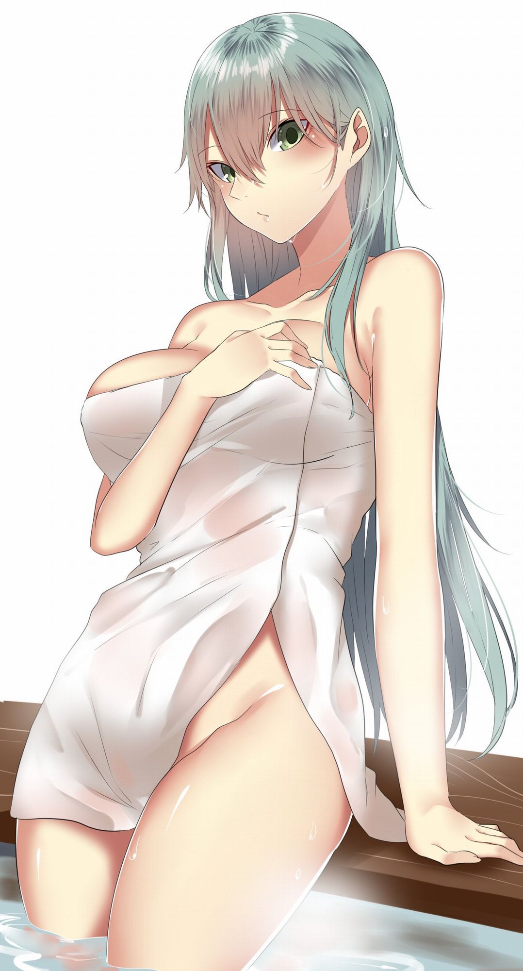 Moe illustration of bath towel 11