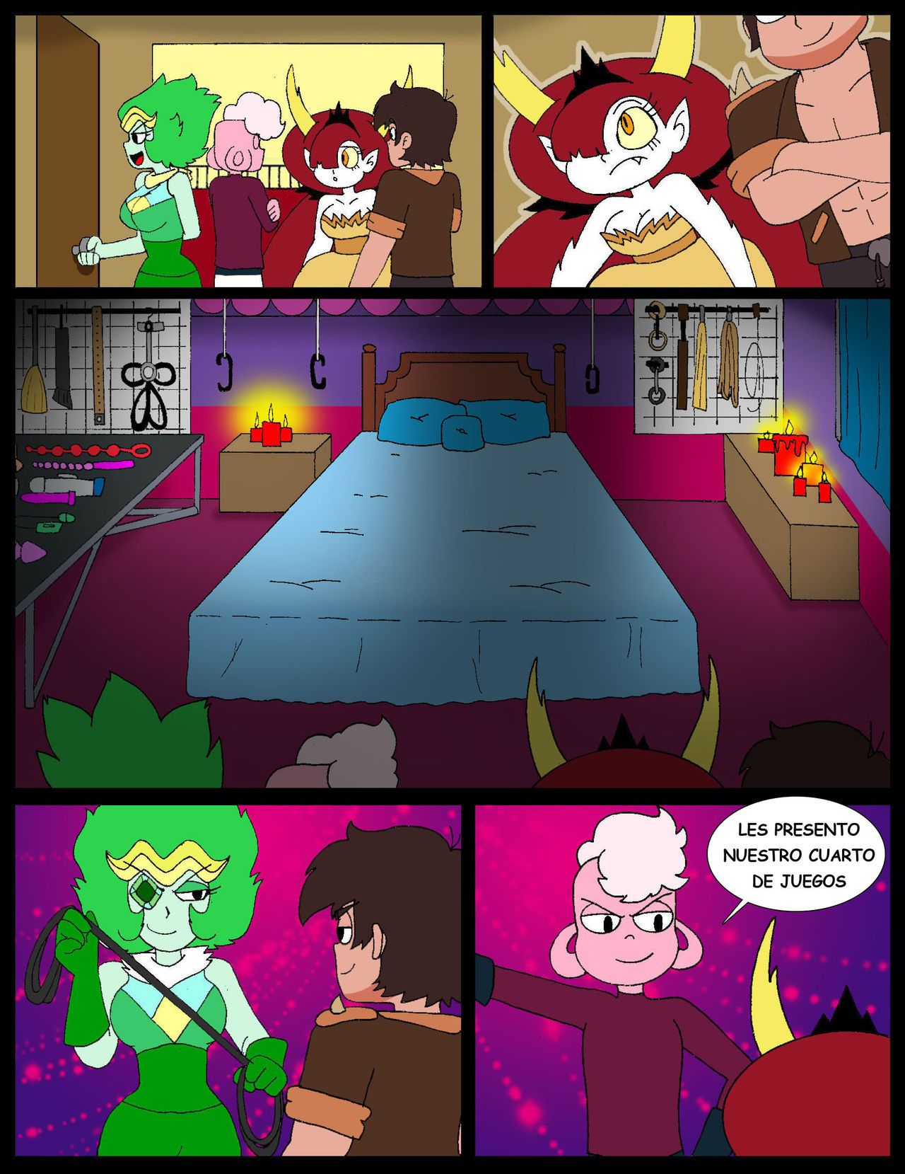 [Ferozyraptor] Noche de Films cap. 1-2 (SVTFOE / Steven Universe) (En Progreso) [Spanish] 49