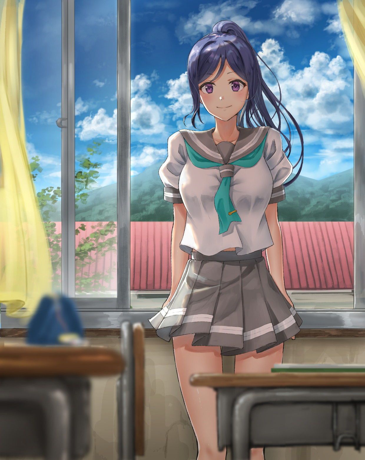 [Love Live! ] Sunshine!!] Cute H secondary erotic image of Matsuura Katsunan 2