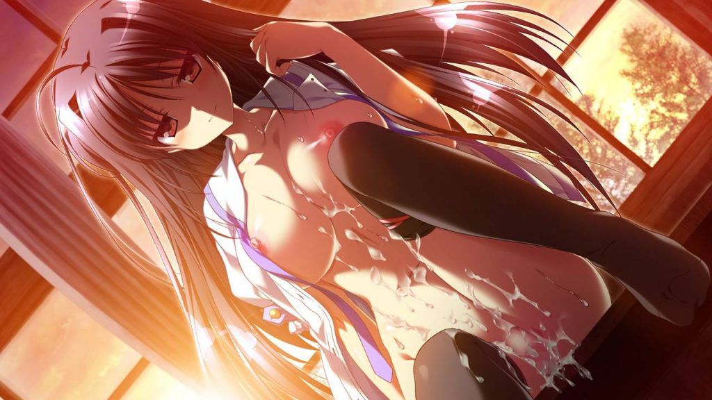 Erotic anime summary: Beautiful girls and beautiful girls who are bukkake semen and have a sticky body [secondary erotic] 8
