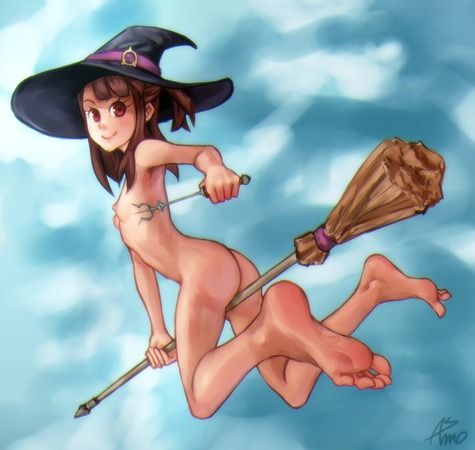 Little Witch Academia: Imagine Atsuko Kagari masturbating and immediately pull out secondary erotic images 1