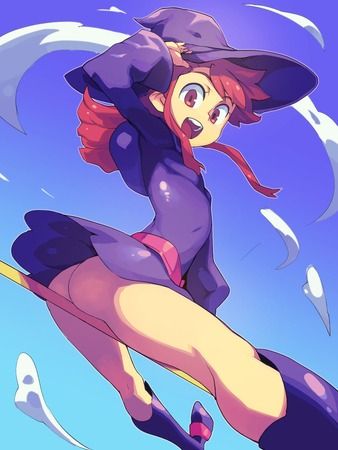 Little Witch Academia: Imagine Atsuko Kagari masturbating and immediately pull out secondary erotic images 7