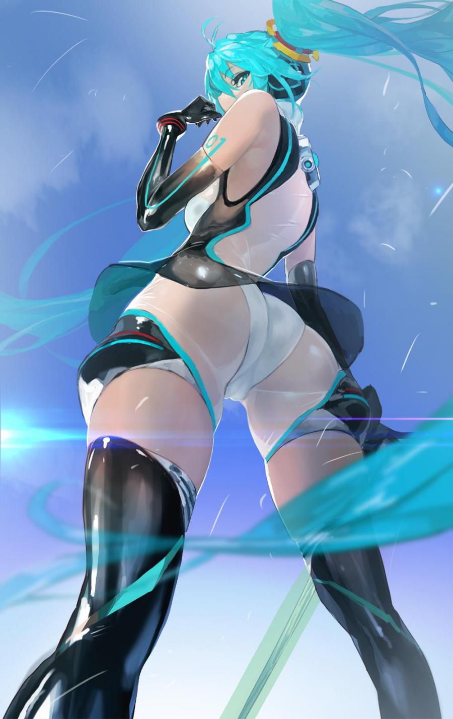 Erotic image that can be pulled out just by imagining hatsune Miku's masturbation figure [vocalist lloyd] 38