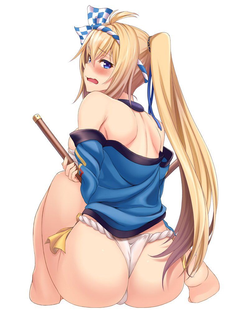 Erotic image summary 62 pieces that want to wear on the 2D loincloth beautiful girl's ass 18