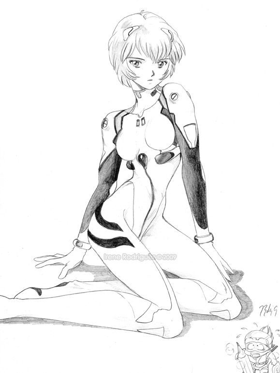 【Neon Genesis Evangelion】Ayanami Rei's Free Secondary Erotic Images 15