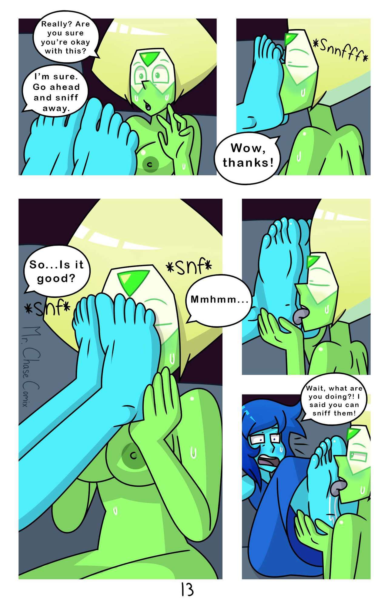 [Mr.ChaseComix] A Little Lapidot Comic (Steven Universe) 13