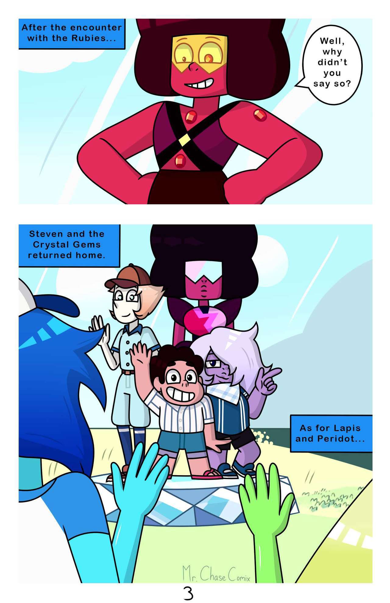 [Mr.ChaseComix] A Little Lapidot Comic (Steven Universe) 3