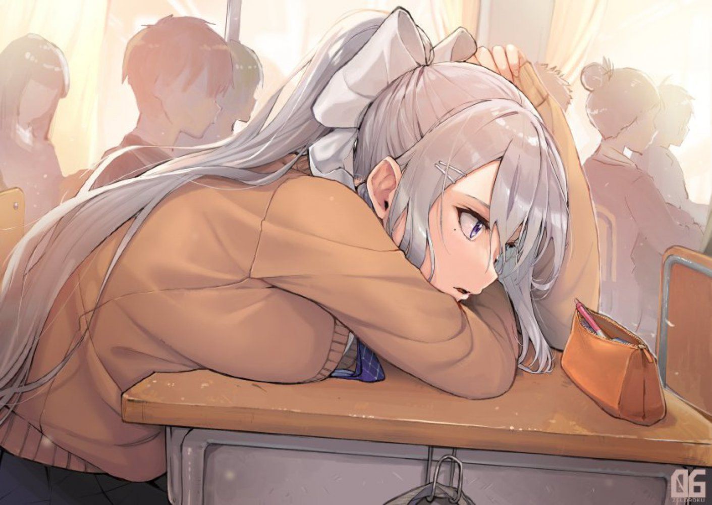 【Secondary】Silver Hair and Gray Hair Girl Image Part 7 11