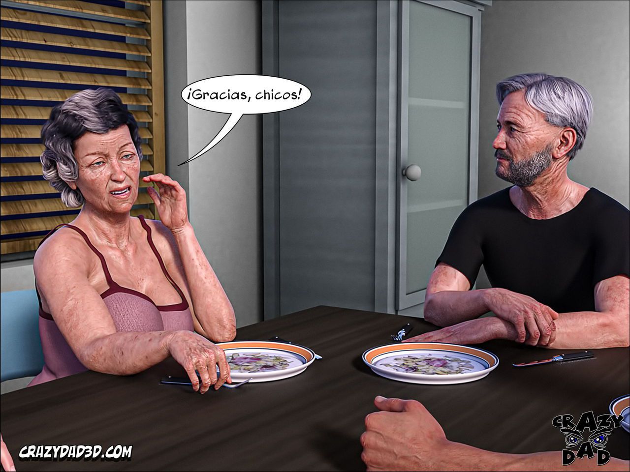 [CrazyDad3D] Father-in-Law at Home 15 (Spanish version) 18