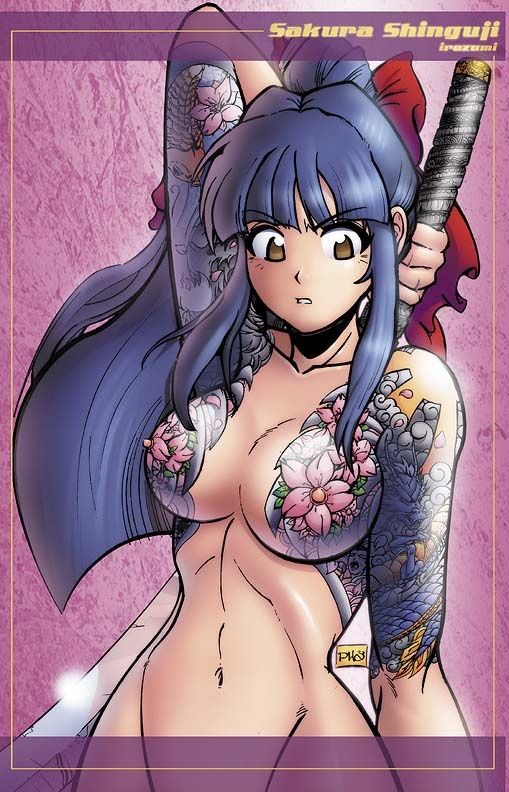 Two-dimensional erotic image of Sakura War. 9