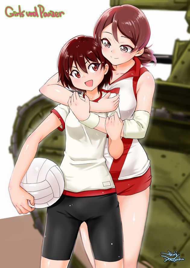 [Girls &amp; Panzer] I will put together the erotic cute image of the duck team for free ☆ 15