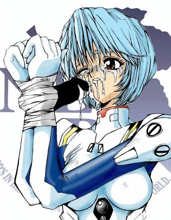 [Neon Genesis Evangelion] imagines Ayanami Rei masturbating and immediately pulls out secondary erotic images 16