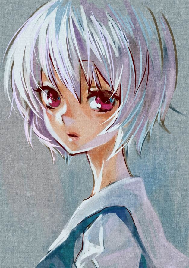 [Neon Genesis Evangelion] imagines Ayanami Rei masturbating and immediately pulls out secondary erotic images 17
