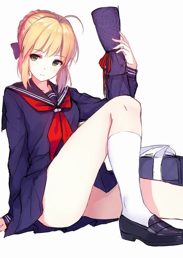 Erotic image that can be pulled out just by imagining saber's masturbation figure [Fate] 24